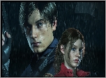 Gra, Resident Evil 2, Leon S Kennedy, Claire Redfield